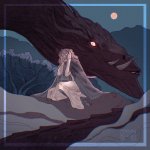 Nienor & Glaurung, by Morgan Rogers.jpg