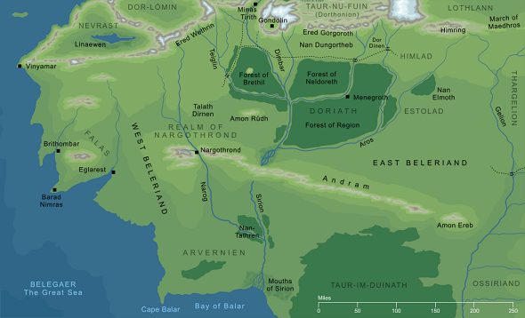🗺️ Beleriand | Tolkien 📚Wiki