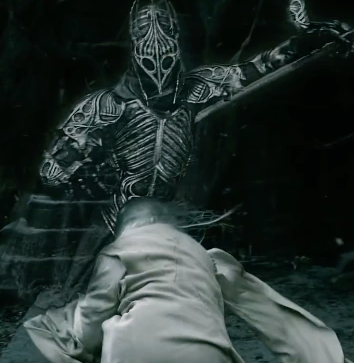 Helm Hammerhand engaging Saruman.