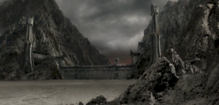 The Black Gate as seen in The Lord of The Rings.