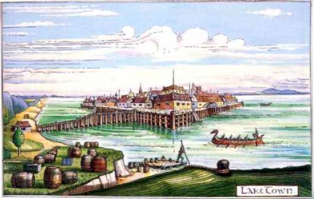 J.R.R. Tolkien - Lake Town.