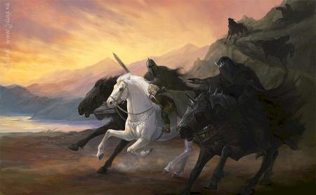 Asfaloth and Nazg&ucirc;l.