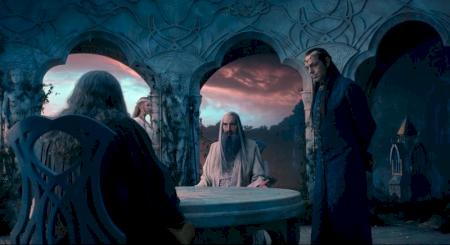 The White Council meets. The Hobbit: An Unexpected Journey.