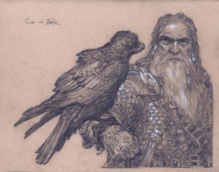 Carc and Thror by Donato Giancola.