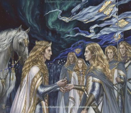 Finarfin's farewell to his children.