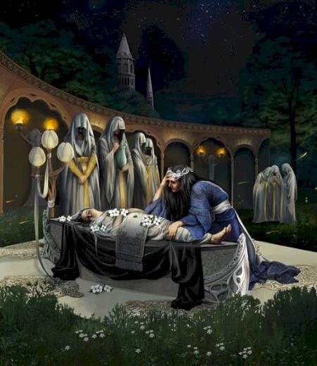 Finw&euml; Mourning M&iacute;riel by Steamey.