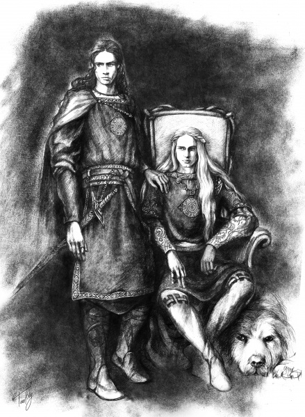 Tyelkormo and Curufinwe.