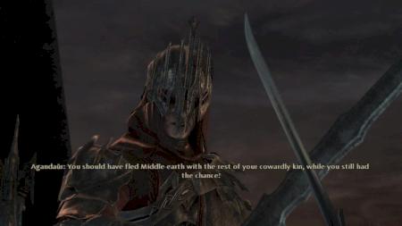 War in the North - Aganda&ucirc;r fights Elladan and Elrohir.