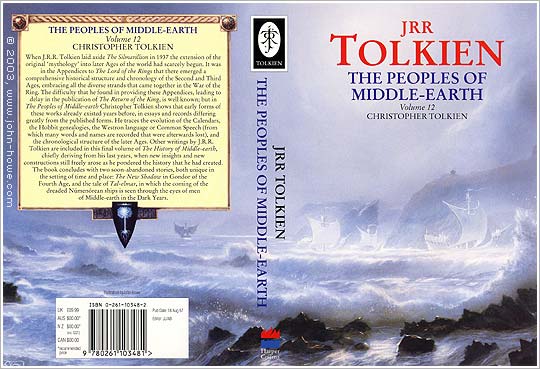 The History of Middle-Earth: Volume 12 - The Peoples of Middle-Earth.|thumb|right