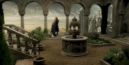 Eowyn with Faramir in the Houses of Healing.