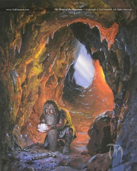 Heart of the Mountains by Ted Nasmith.