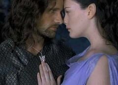 Arwen and Aragorn.