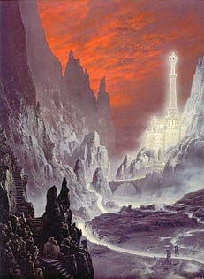The Tower of the Moon by Ted Nasmith.