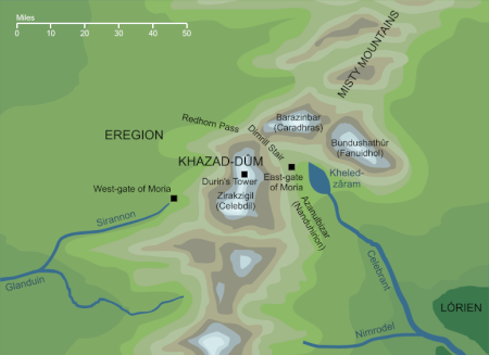 The map of Khazad-dum.