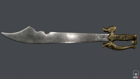 Scimitar sword by Brittany Graham.
