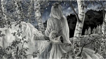 Orom&euml; espies the first Elves.