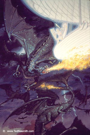 E&auml;rendil and the Battle of Eagles and Dragons.
