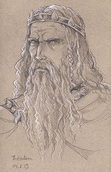 King Th&eacute;oden by Jenny Dolfen.