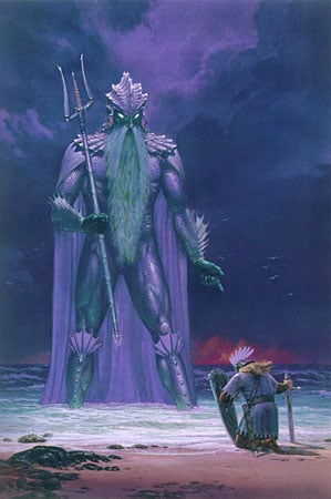 Ulmo Appears before Tuor by Ted Nasmith.