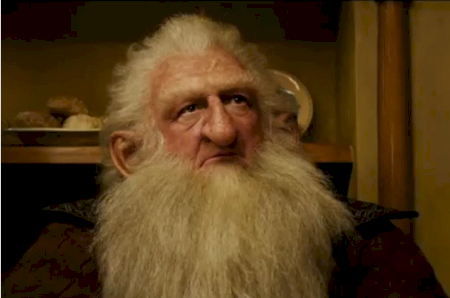Balin in The Hobbit.