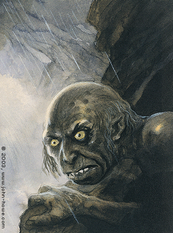 Gollum by John Howe.