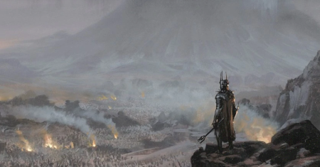 Sauron overlooking at Gorgoroth.