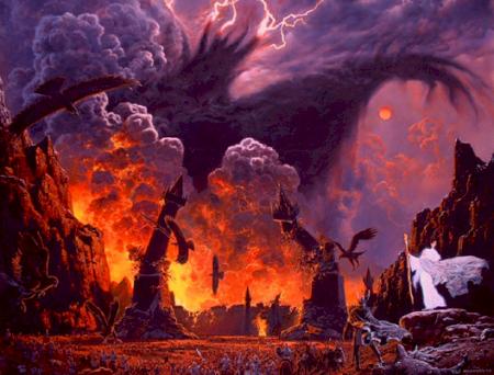 Ted Nasmith - The Shadow of Sauron.