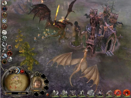 A Balrog from The Battle for Middle-earth attacks.