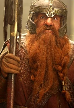 Gimli in Moria.