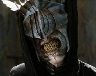 The mouth of Sauron in The Lord of the Rings.