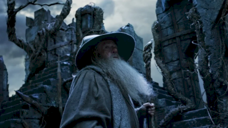 Gandalf investigating Dol Guldur.
