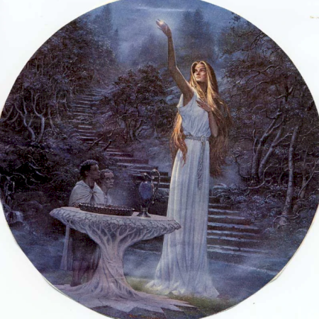 Galadriel and her mirror.