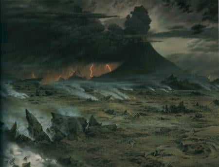 Across Gorgoroth by Ted Nasmith.
