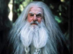 Gl&oacute;in at the Council of Elrond.
