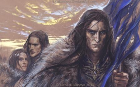 Middle Earth by Elena Kukanova.