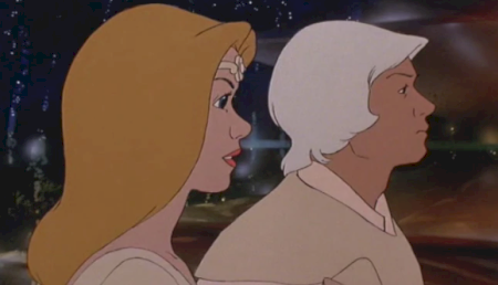 Celeborn and Galadriel in Ralph Bakshi 1978.